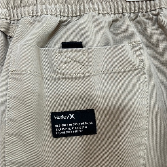 Hurley Boys Khaki Pull on Pants - Picture 6 of 7